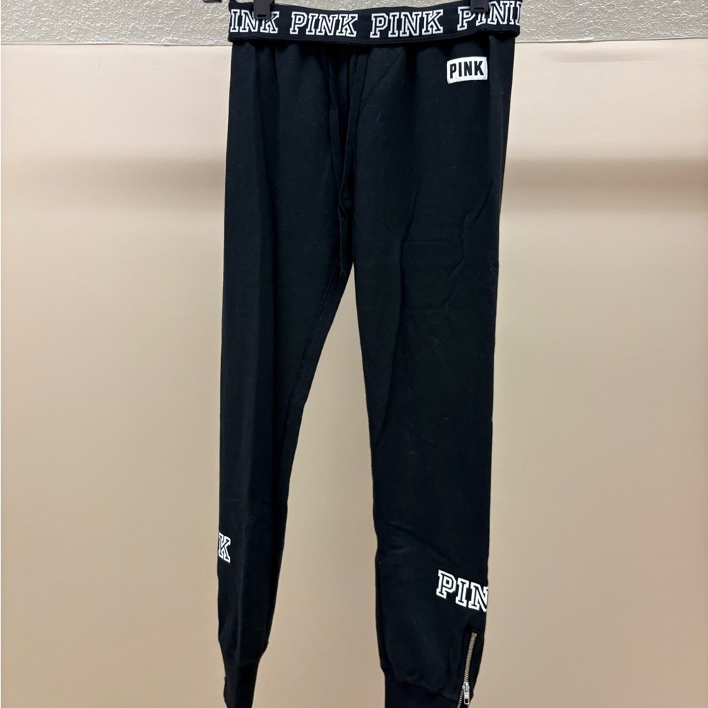 PINK Victoria's Secret Black Joggers